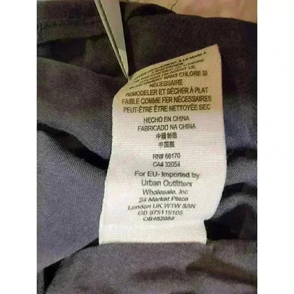 Free People Dress Size S Rain Shine Mini Tunic Boho Floral Paisley Oversized - Picture 16 of 16